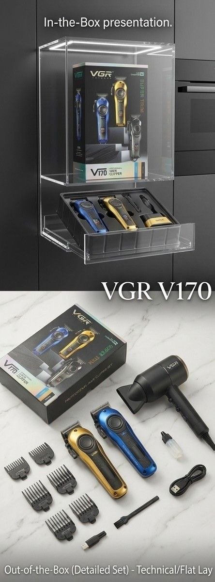  ماكينة الحلاقة الاحترافية VGR V-170